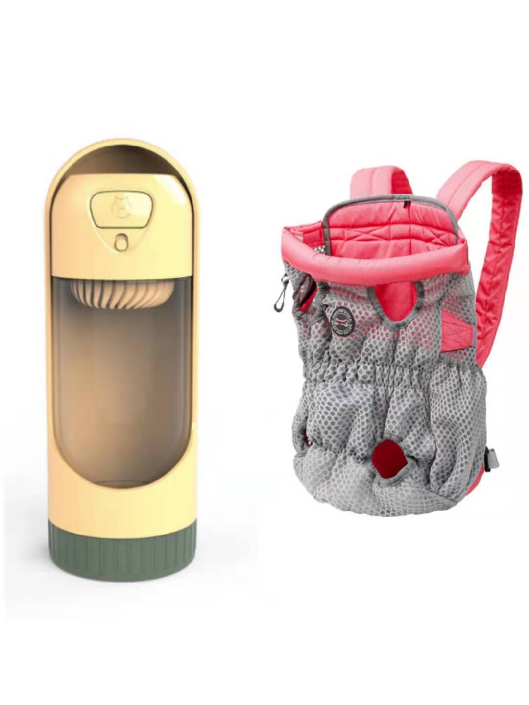 Sac à dos de transport pour animaux de compagnie, sac à bandoulière en maille respirante pour voyage en plein air